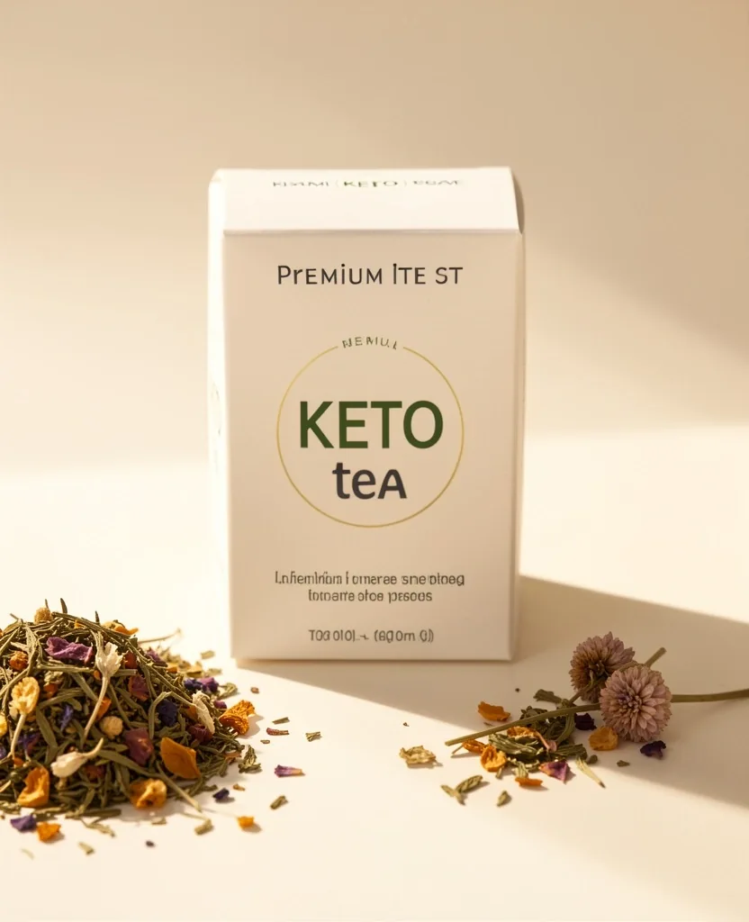 Confezione di tè Good Fit su superficie chiara